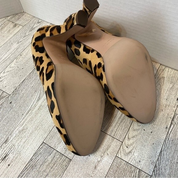 L’Autre Chose- Leopard Print Calf Hair Leather Heels- Sz. 40 - Picture 9 of 11